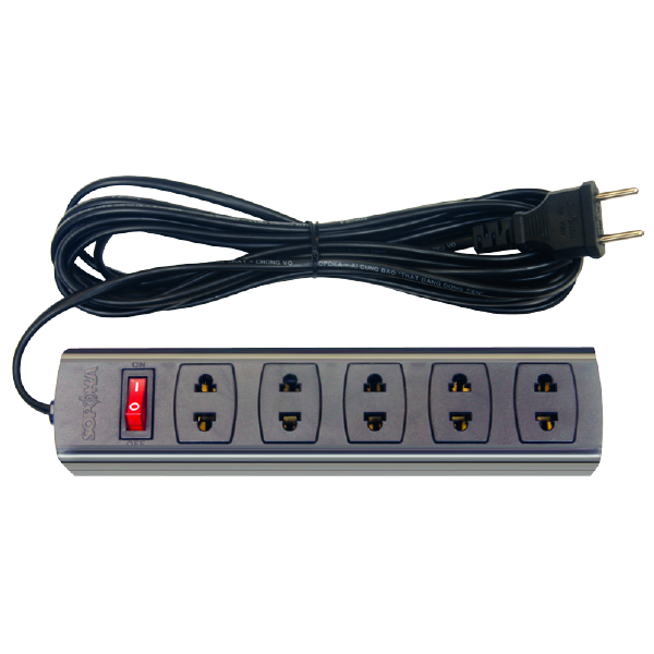 Ổ cắm lõi sứ chống cháy Sopoka 5S9, dây 9m
