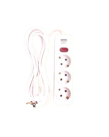Ổ cắm tiêu chuẩn Châu Âu Sopoka 3N2-3, dây dài 2.5m