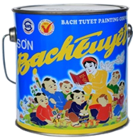 Sơn dầu Bạch Tuyết 200 màu đen bóng 2,8kg