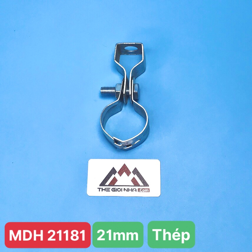 Cùm treo ống ø21mm, chất liệu sắt