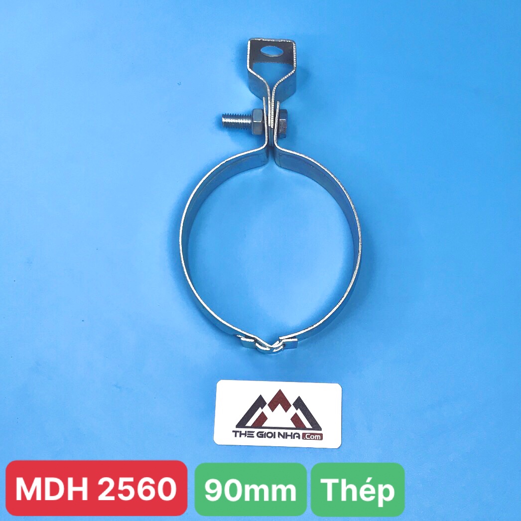Cùm treo ống φ90mm, chất liệu sắt