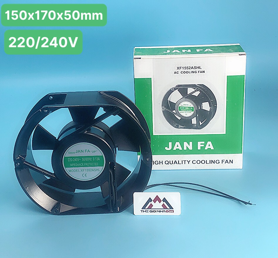Quạt tản nhiệt Janfa XF1552ASHL 220/240V 150×170×50mm