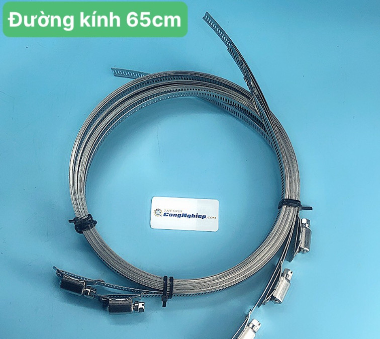 Đai siết cổ dê inox, đường kính 65cm