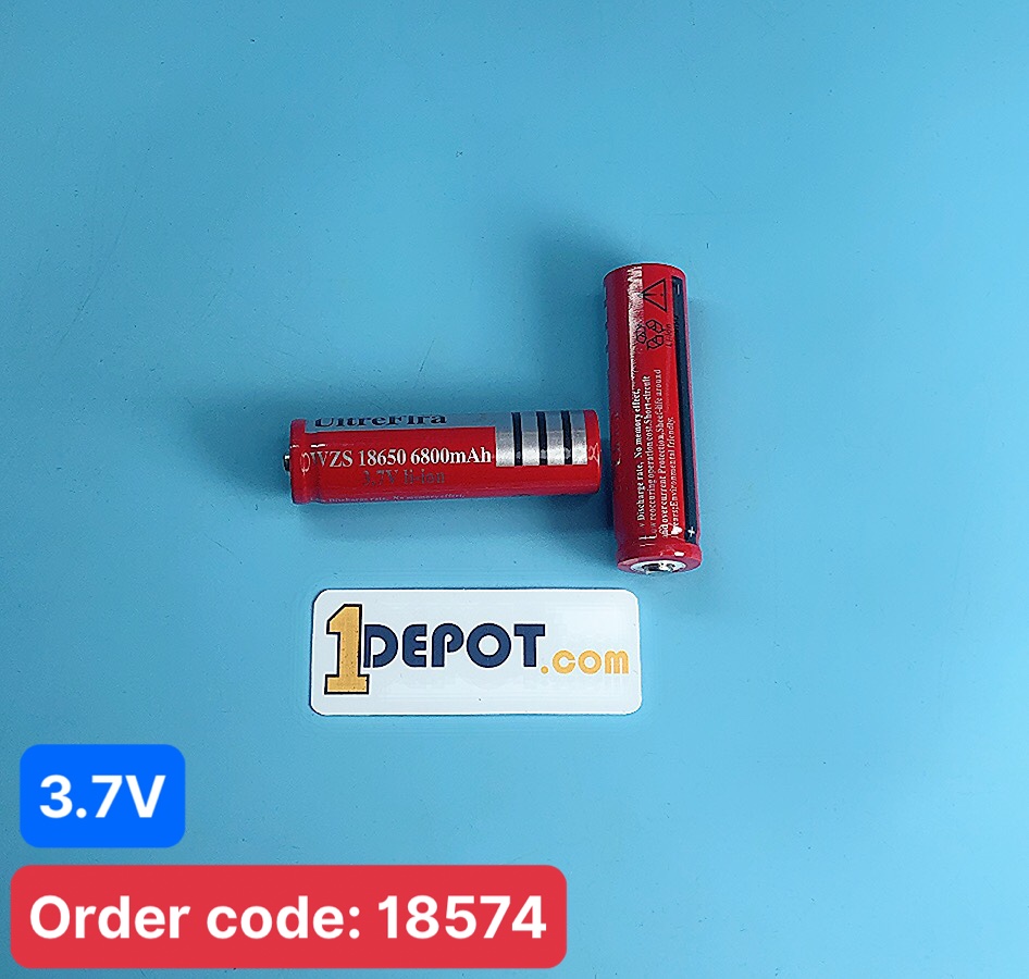 Pin sạc UltraFire BRC18650 Li-ion 3.7V 6800mAh
