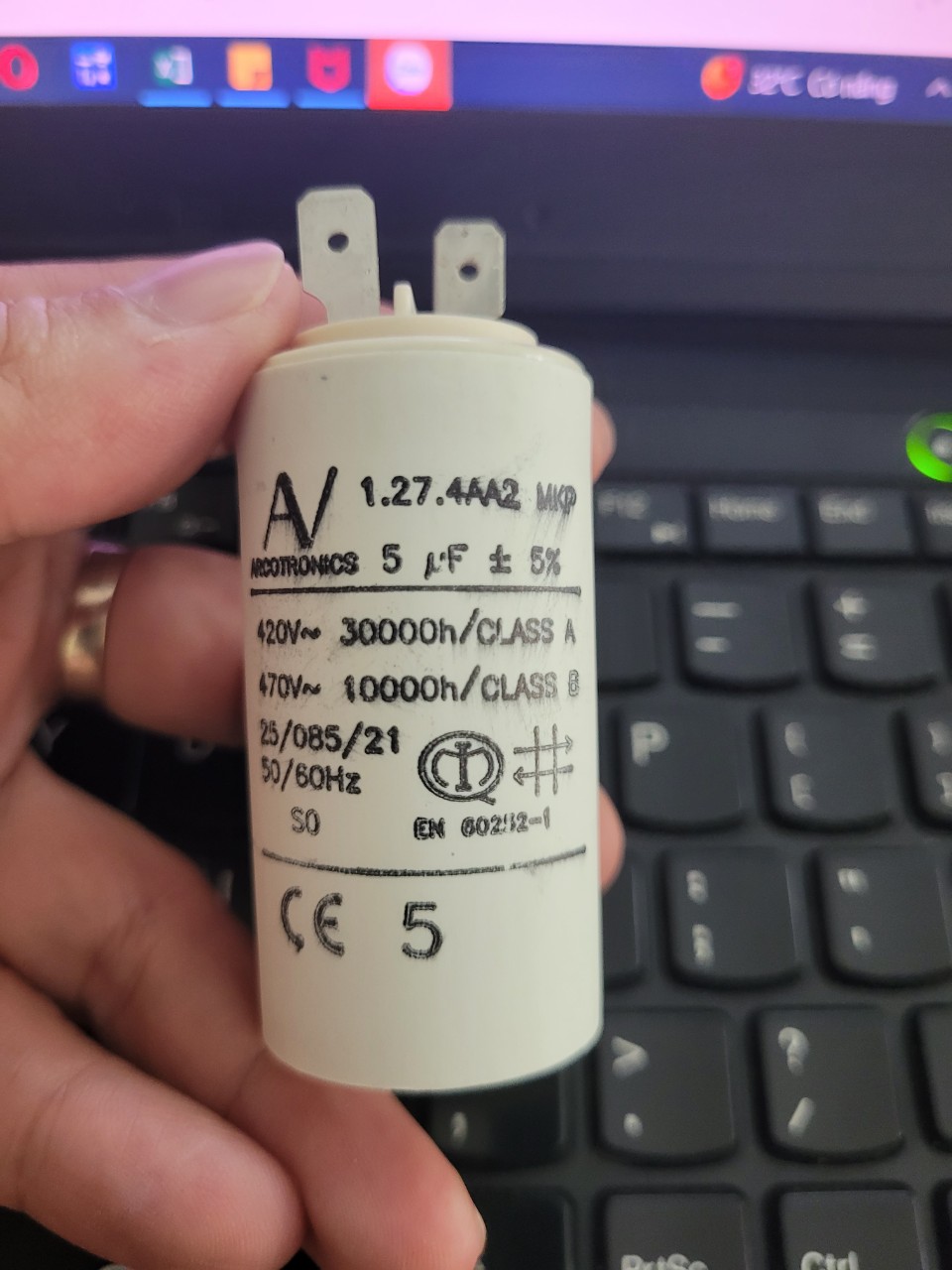 Tụ điện Arcotronics 1.27.4AA2 MKP 5uf