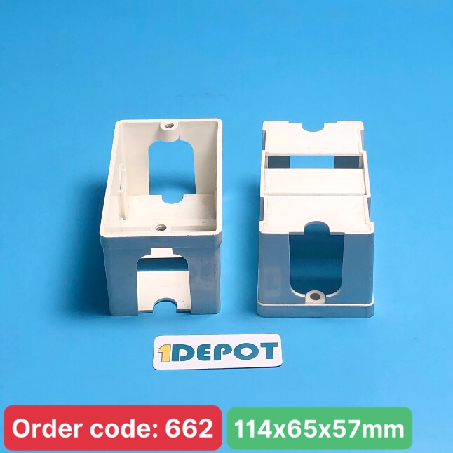 Hộp nhựa âm tường lắp MCB MPE A157