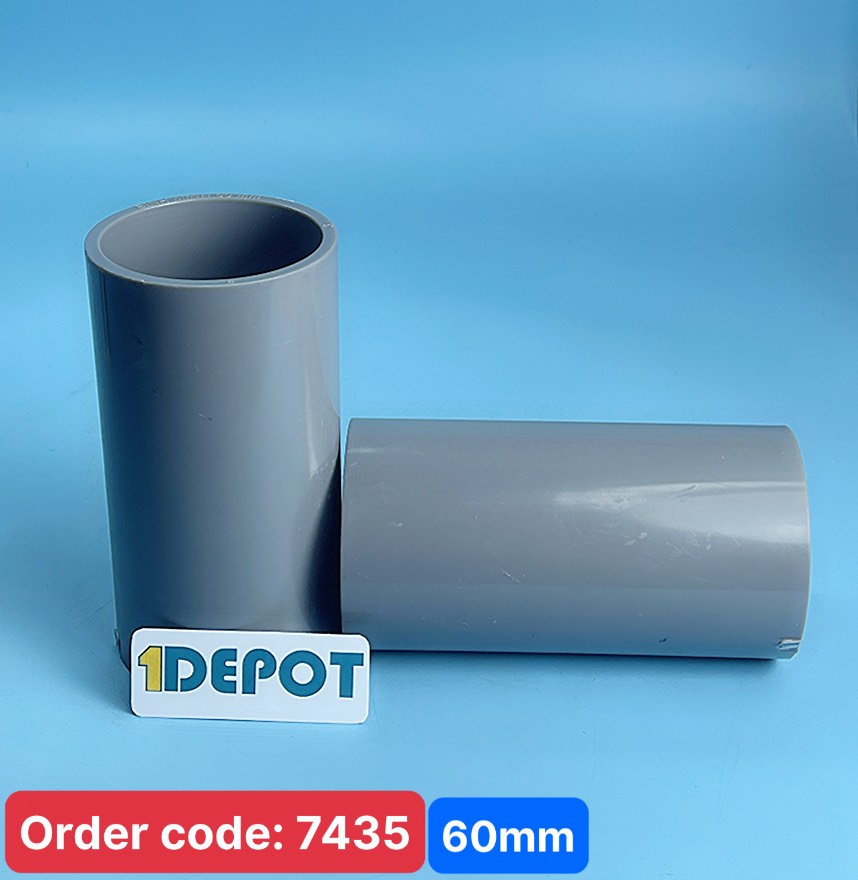 Nối trơn Ø60 D Nhựa Bình Minh, khớp nối ống Ø60