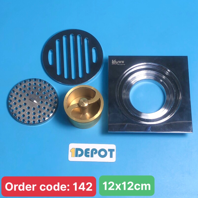 Phiễu thoát sàn inox 304 Ø60 Vanni
