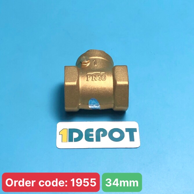 Van một chiều lá lật Ø34 Minh Hòa MBV-PN10 DN25