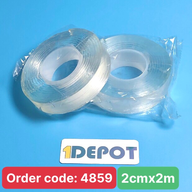 Băng keo 2 mặt siêu dính 2cmx2m, dày 2mm