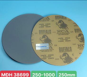 Giấy mài mẫu Herzog 250-1000, đường kính 250mm, độ mịn grit #1000, 1 hộp/100pc