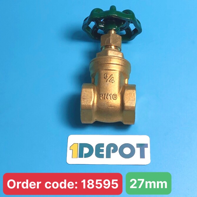 Van cửa đồng Minh Hòa Ø27 MBV - PN10 DN20