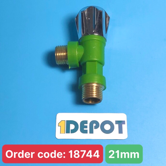 Van F Luco Ø21 nhựa xanh bền nhẹ, dễ lắp đặt