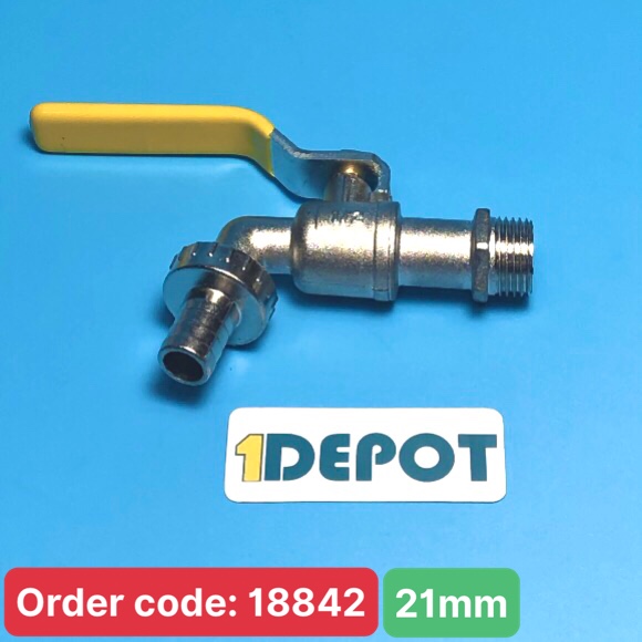 Vòi hồ Dova Ø21 Luco bền đẹp, chống gỉ, lắp đặt nhanh