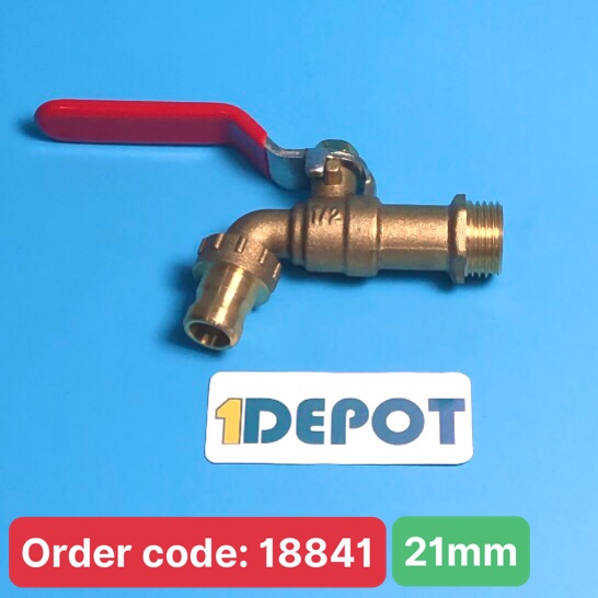 Vòi hồ Ferroli Ø21 Luco bền đẹp, chống gỉ, lắp nhanh