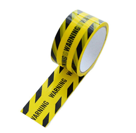Băng keo cảnh báo chữ Warning đen vàng 4.8cm x 25m