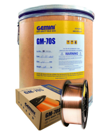 Dây hàn Kim Tín MIG/MAG GM-70S, đường kính dây hàn 1.2mm, 15kg/hộp