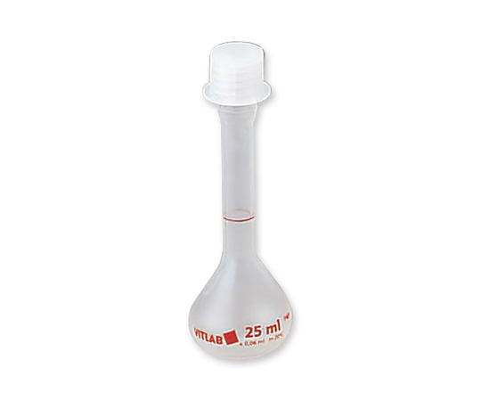 Bình định mức nhựa PMP Vitlab 67104, 25ml loại A