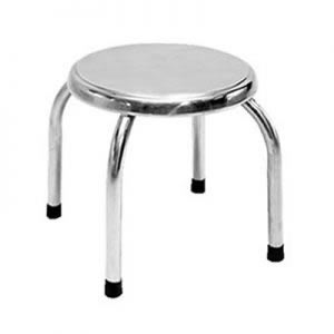 Ghế inox 201 mặt tròn 30cm cao 30cm