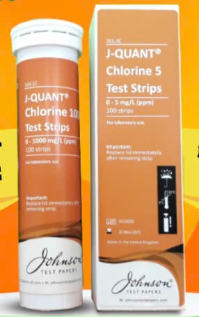 Giấy thử chlorine Johnson 164.1C 0–1000 mg/L