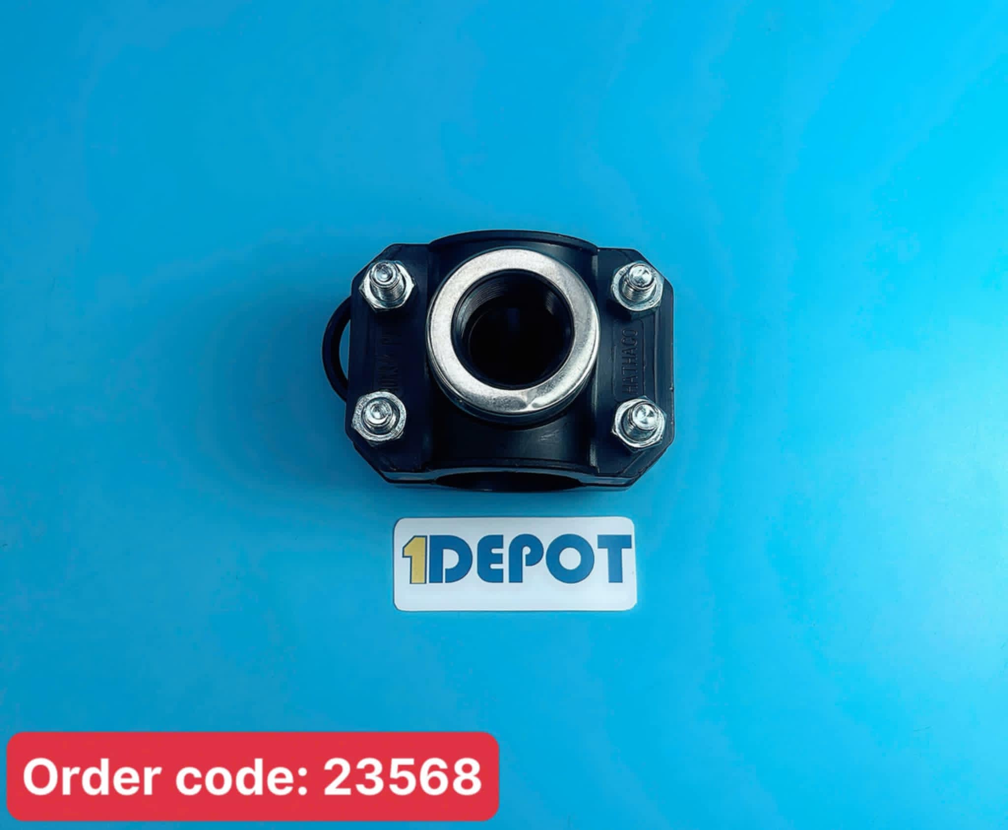 Đai khởi thủy 40 x 3/4” Hathaco, vòng kim loại, PN16, siêu bền