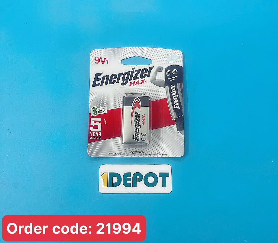 Pin vuông 9V Energizer 522-BP1 / 6LR61
