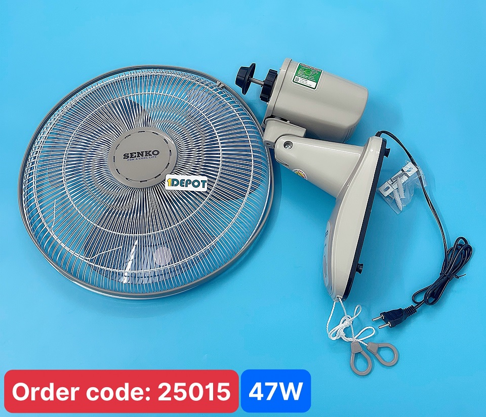 Quạt treo tường Senko TC1626 47W 3 tốc độ gió