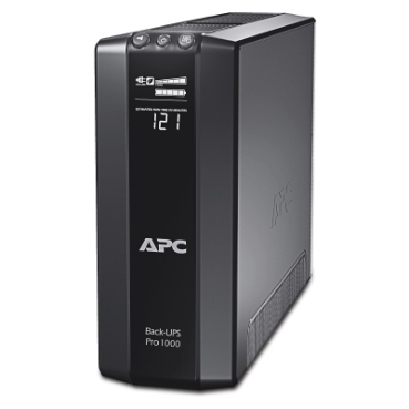 APC Back-UPS Pro BR1000G-IN, công suất 1000VA/600W, điện áp 230V, 6 ổ cấm 6A, màn hình LCD