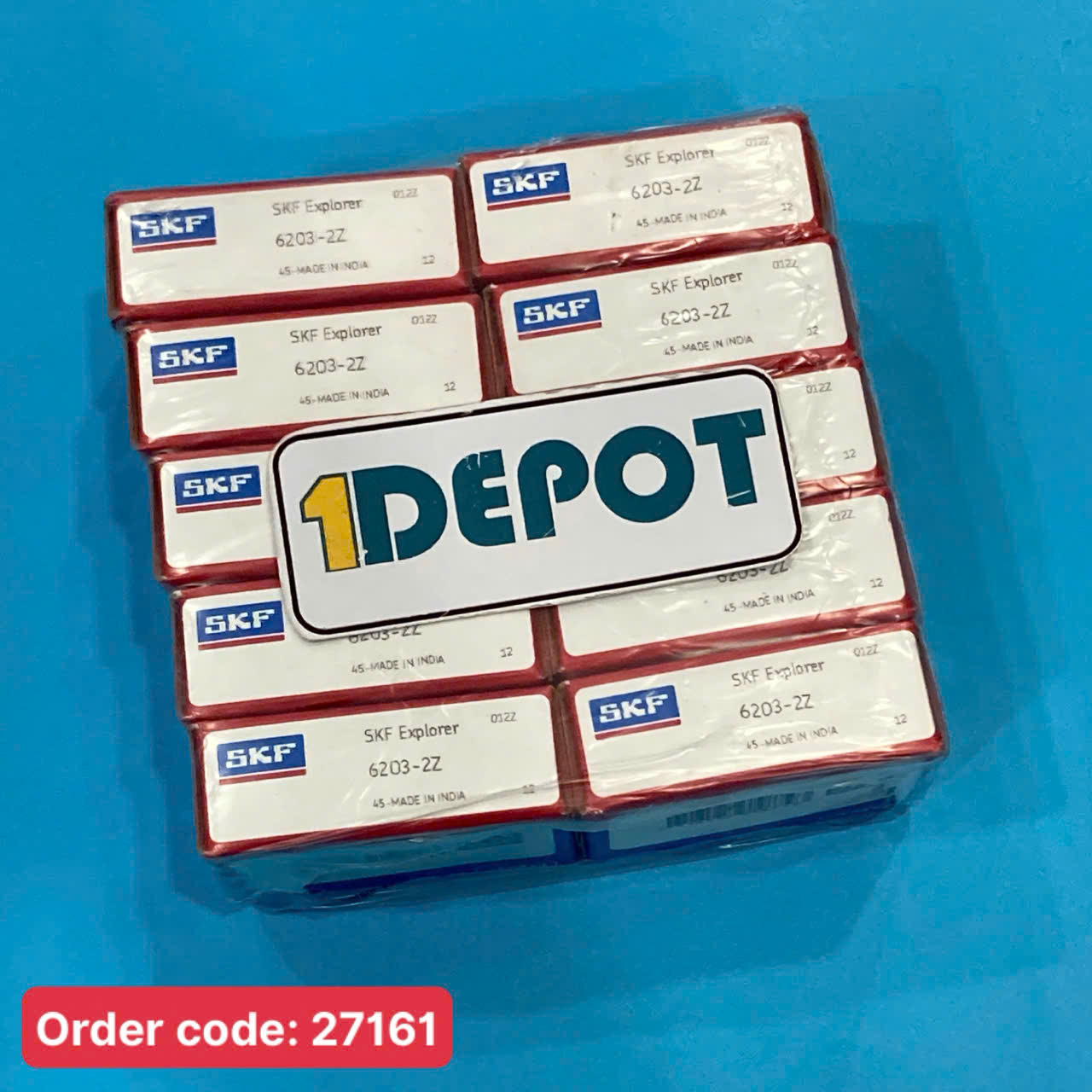 Bạc đạn SKF 6203-2Z, 17x40x12mm