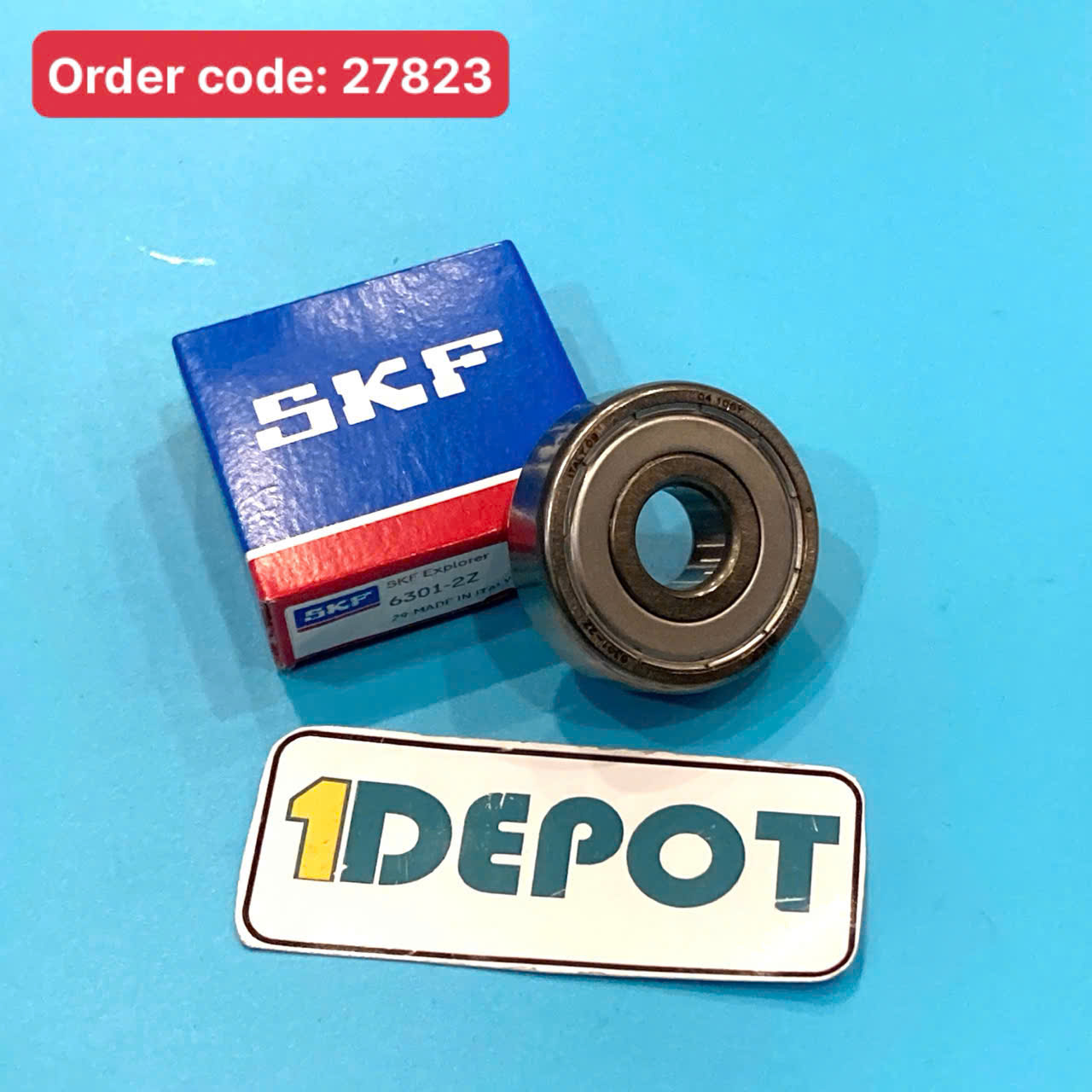 Bạc đạn SKF 6301-2Z, 12x37x12mm
