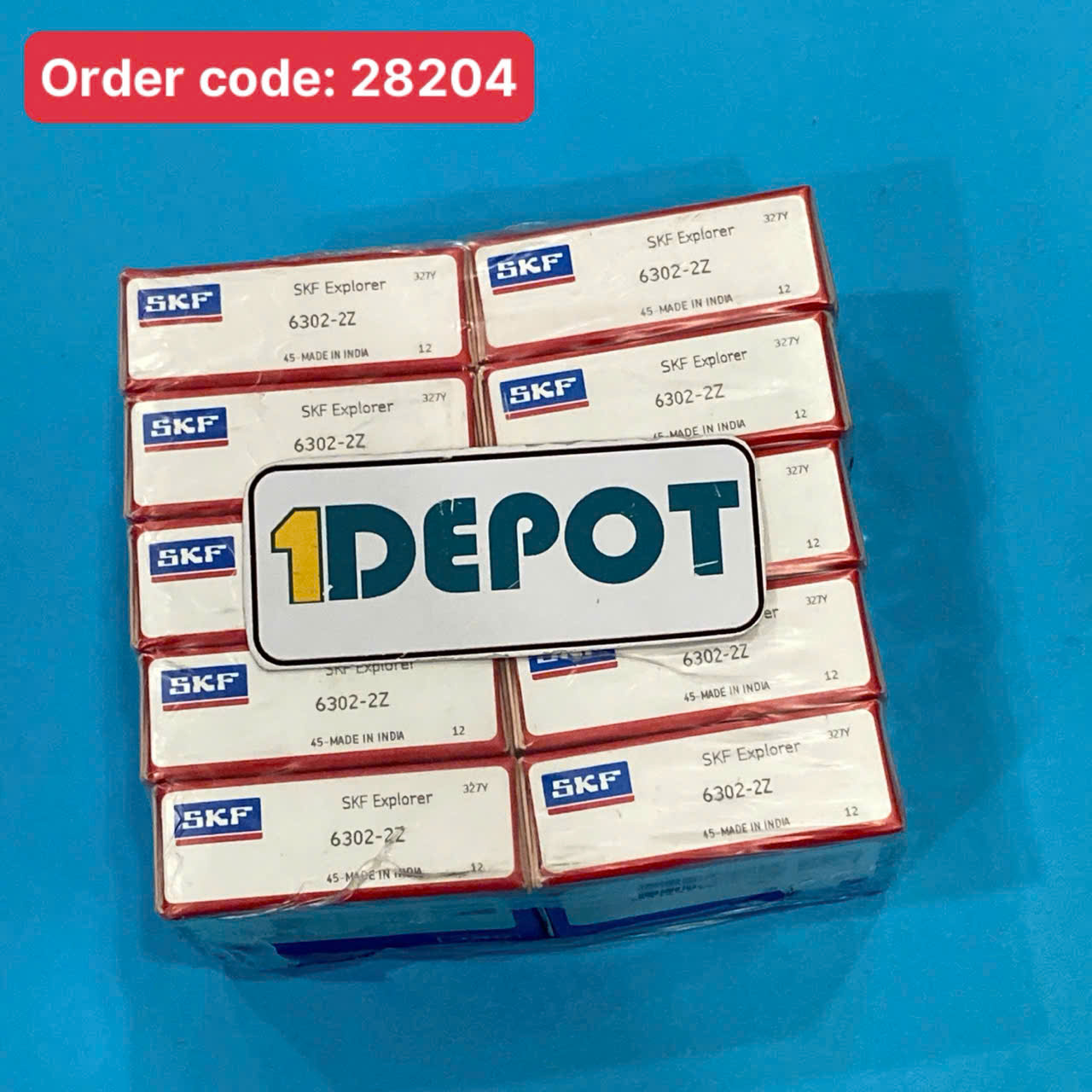 Bạc đạn SKF 6302-2Z, 15x42x13mm
