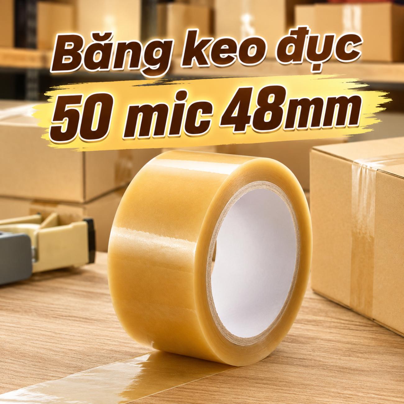 Băng keo đục OEM-1825 50 mic 48mm