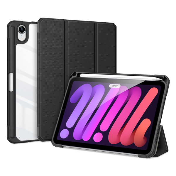 Bao da Dux Ducis Toby dùng cho iPad Mini 7, mà hình  8.3 inch, màu đen