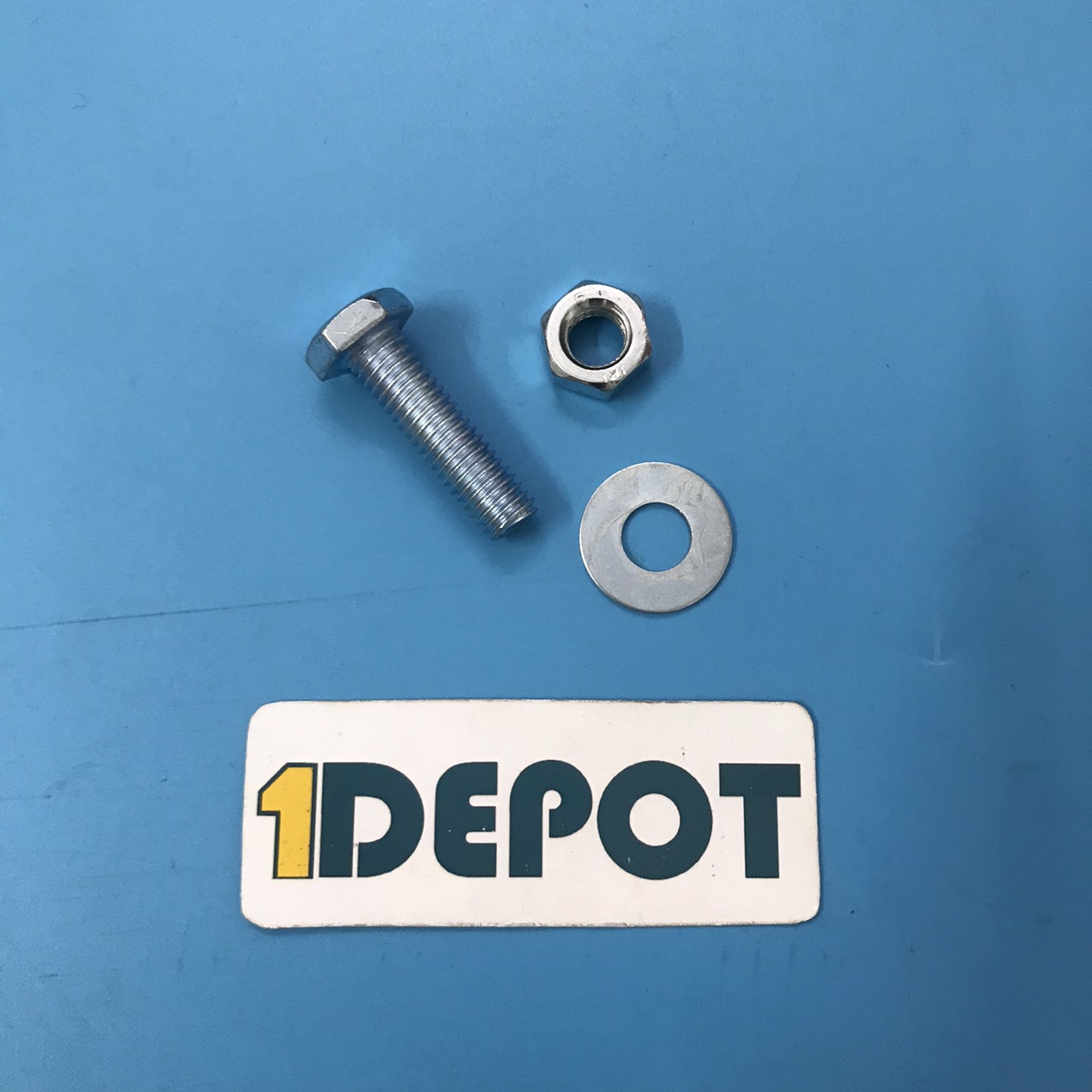 Bộ Bu Lông Xi M8x30mm Kèm Tán & Long Đền