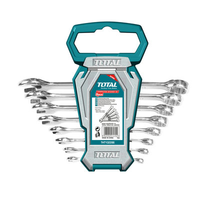 Bộ cờ lê vòng miệng 8 chi tiết Total THT102286 6-19mm