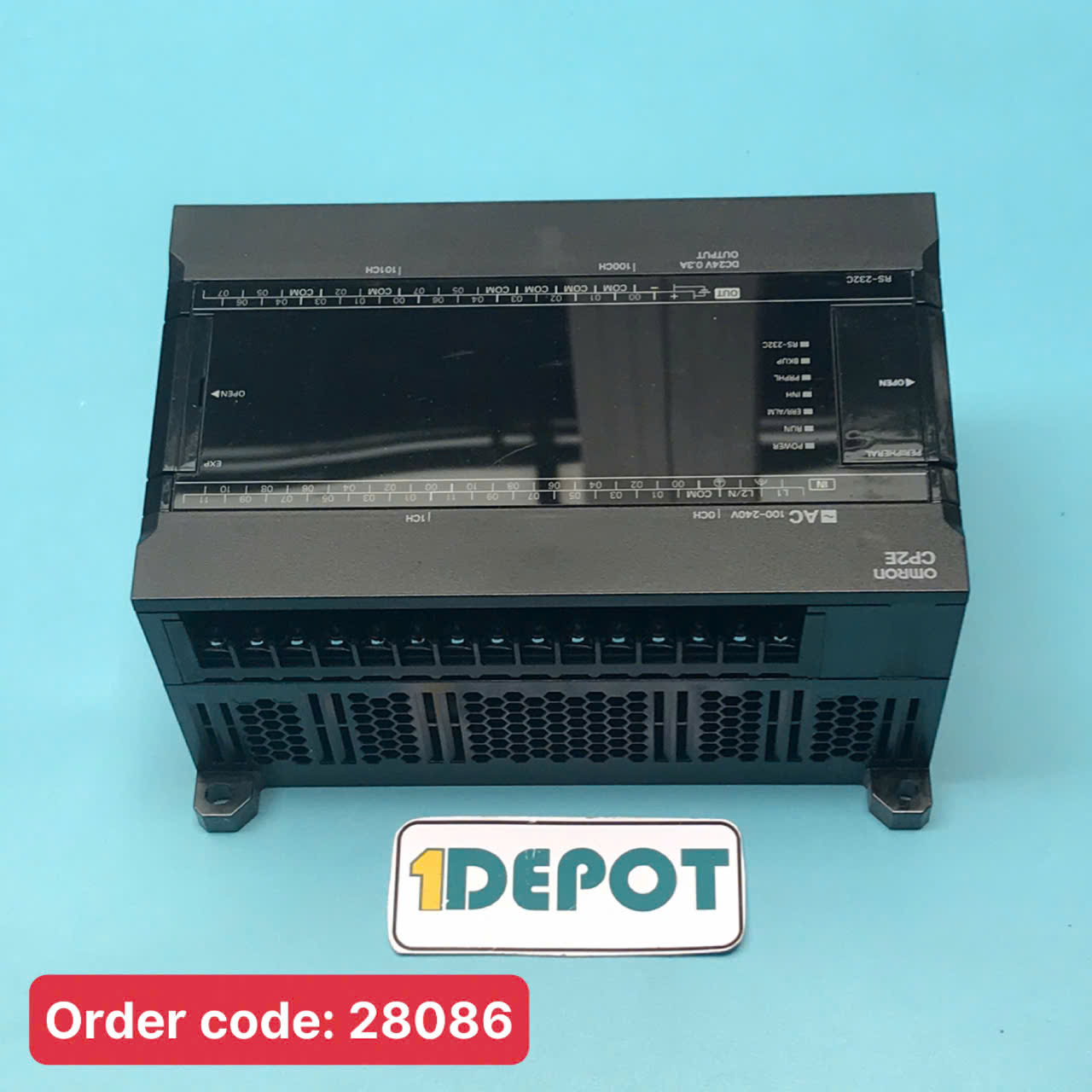 Bộ điều khiển lập trình PLC Omron CP2E-E40DR-A, nguồn 100-240VAC, ngõ vào 24, ngõ ra relay 16