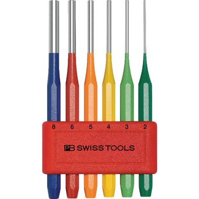Bộ đột chốt màu 6 chi tiết PB Swiss Tools - 453473 (PB 755 BL RB)