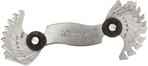 Bộ dưỡng đo ren Mitutoyo 188-122, 0.4-7mm/21 lá