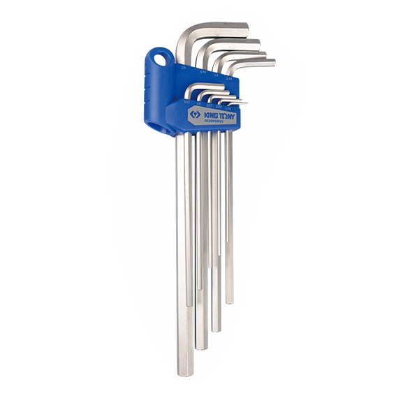 Bộ lục giác hệ inch, 9 chi tiết Kingtony 20209SR02 (1/16' ~ 3/8')