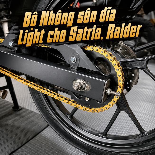 Bộ Nhông sên dĩa Light cho Satria, Raider 430009