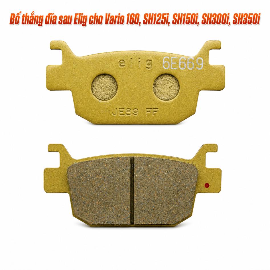 Bố thắng đĩa sau Elig cho Vario 160, SH125i, SH150i, SH300i, SH350i 970017