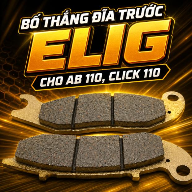 Bố thắng đĩa trước Elig cho AB 110, Click 110 970011