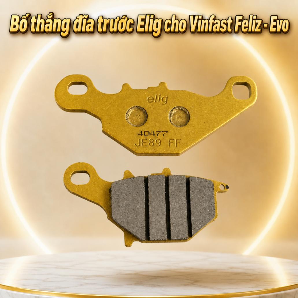 Bố thắng đĩa trước Elig cho VinFast Feliz - Evo 970328