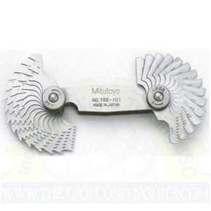 Bộ thước dưỡng đo ren Mitutoyo 188-111, 4-42TPI/30 lá