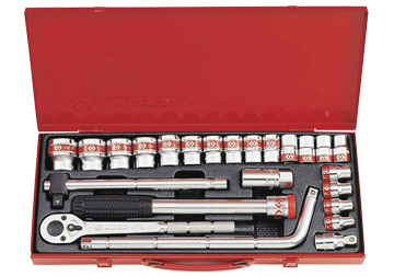 Bộ tuýp 24 chi tiết hệ inch Kingtony 4533SR 1/2''