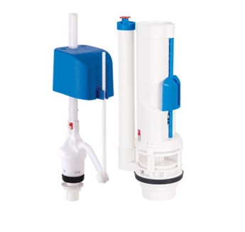 Bộ xả bồn cầu nhựa Hùng Anh, 2 khối 2 nút nhấn VS0403