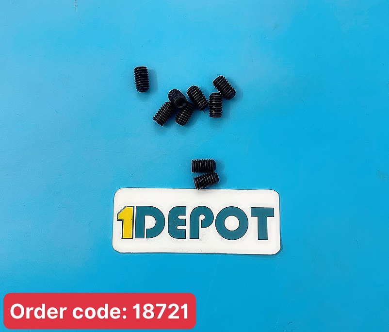Bu lông lục giác chìm không đầu M6×10mm (20 cái/túi)