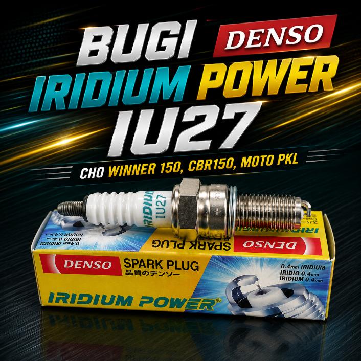 Bugi Denso Iridium Power IU27 cho Winner 150, CBR150, Moto PKL 020022