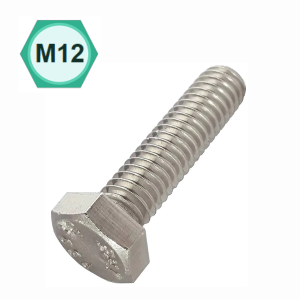 Bu Lông Lục Giác Ngoài Inox 304 Ren Trái M12x25mm