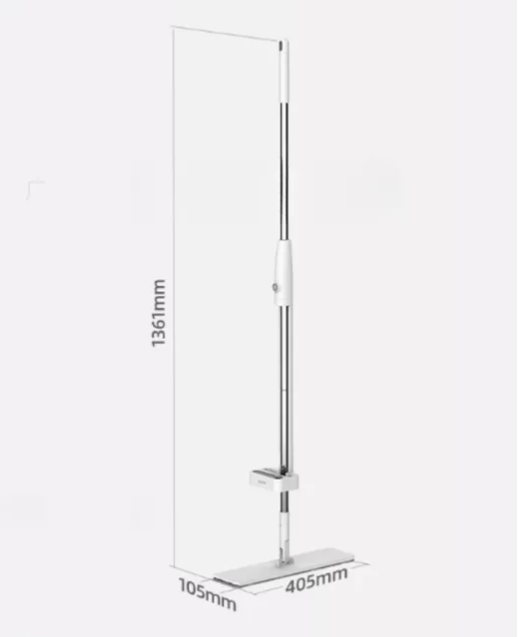 Cây lau tự vắt xoay 360 độ ECOCO E24016, cao 136cm (kèm 1 miếng lau)